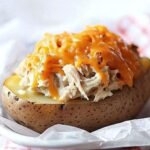 Cheesy Spicy Ranch Stuffed Baked Potatoes