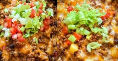 Crock Pot Beefy Potato Taco Casserole