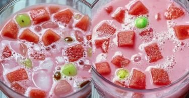 Easy Korean Watermelon Fruit Punch Recipe