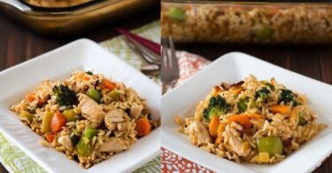 Easy Teriyaki Chicken and Rice Casserole