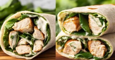Easy Vegan Chicken Caesar Wraps