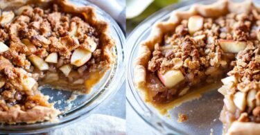 Gluten-Free Apple Crumble Pie