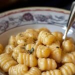 Potato Pumpkin Gnocchi with Butter Sage Sauce