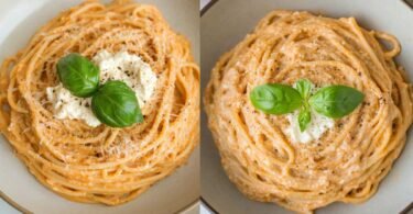 Roasted Tomato & Garlic Ricotta Pasta