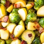 Sautéed Brussels Sprouts with Bacon & Apple
