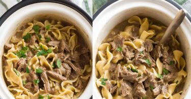 Slow Cooker Beef and Noodles