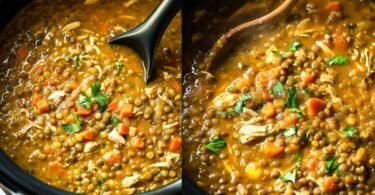 Slow Cooker Chicken and Lentil Soup