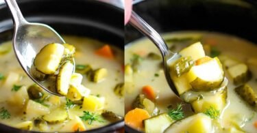 Slow Cooker Dill Pickle Soup