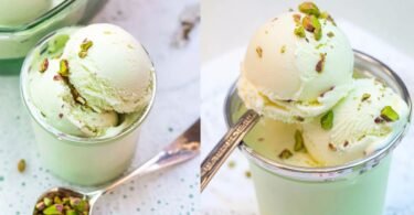 Sugar-Free Pistachio Ice Cream in the Ninja Creami