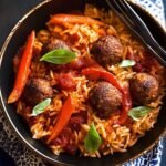 Vegan Meatball Rice Bake - Easy Recipes for Dinner