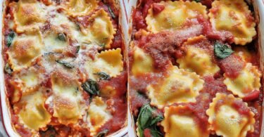 easy recipes Ravioli Bake