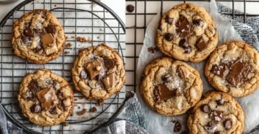 Browned Butter Toffee Chocolate Chip Cookies