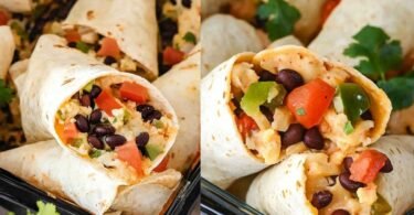 Cheesy Bean Burritos Freezer-Friendly and Delicious