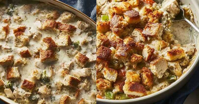 Chicken & Stuffing Casserole