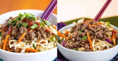 Easy Beef Egg Roll Bowl Recipe