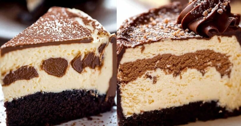 Easy Chocolate Peanut Butter Cheesecake Cake