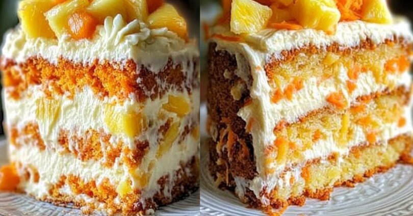 Hawaiian Carrot Pineapple Cake