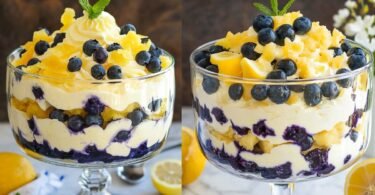 Easy Lemon Blueberry Trifle