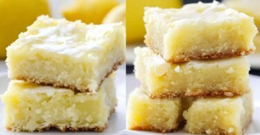 Easy Lemon Brownies Recipe