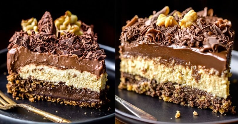 No-Bake German Chocolate Cheesecake