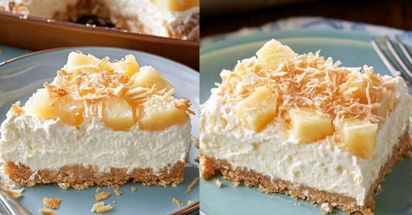 No-Bake Pineapple Dream Cheesecake